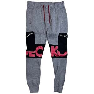 Ecko Unltd Men's Sweatpants Crago Zip Pockets Colorblock Fleece Jogger
